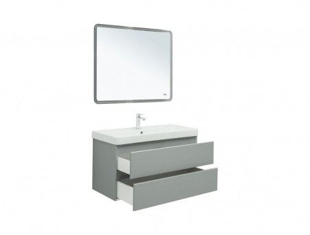 Тумба с Раковиной «Aquanet» Вега 100, Мисти Грин (00329599)