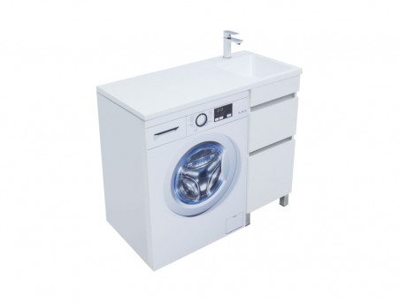 Тумба под Раковину «Aquanet» Вега 40, Белый Глянец (00329122)