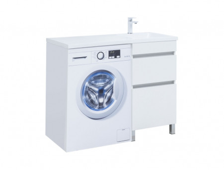 Тумба под Раковину «Aquanet» Вега 48, Белый Глянец (00329123)