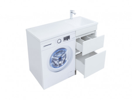 Тумба под Раковину «Aquanet» Вега 48, Белый Глянец (00329123)