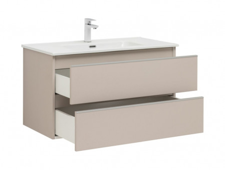 Тумба с Раковиной «Aquanet» Вега 90, Бежевый (00329586)