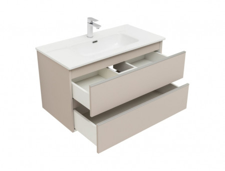 Тумба с Раковиной «Aquanet» Вега 90, Бежевый (00329586)
