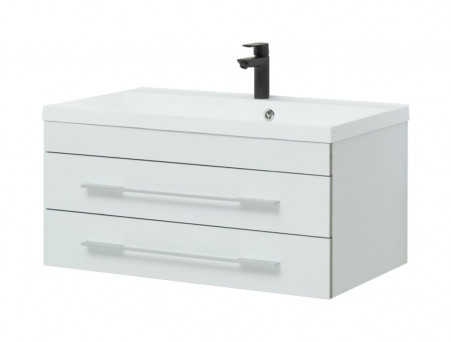 Тумба с Раковиной «Aquanet» Верона 90 Белый, Подвесная, 2 Ящика (00172335)