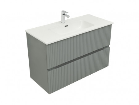 Тумба с Раковиной «Aquanet» Джейн 100, Мисти Грин (00313320)