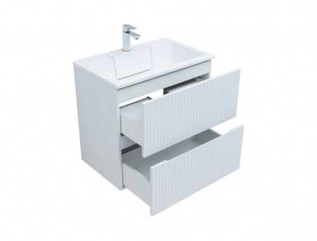 Тумба с Раковиной «Aquanet» Джейн 70, Белый Матовый (00313285)