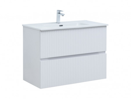 Тумба с Раковиной «Aquanet» Джейн 90, Белый Матовый (00313287)