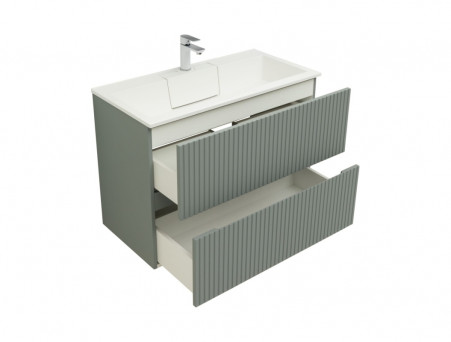 Тумба с Раковиной «Aquanet» Джейн 90, Мисти Грин (00313319)