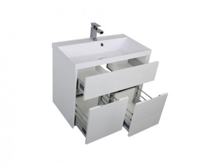 Тумба с Раковиной «Aquanet» Латина 80, Белый (00179638)