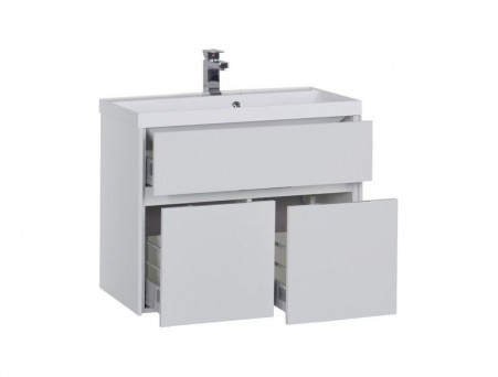 Тумба с Раковиной «Aquanet» Латина 80, Белый (00179638)