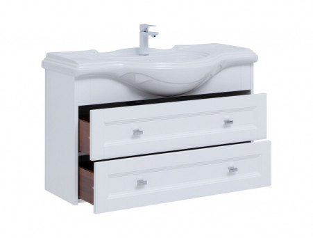 Тумба с Раковиной «Aquanet» Монте 85, Белый Матовый (00303998)