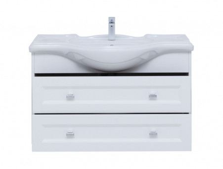 Тумба с Раковиной «Aquanet» Монте 85, Белый Матовый (00303998)