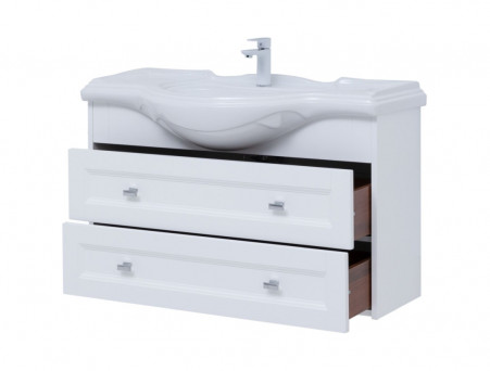 Тумба с Раковиной «Aquanet» Монте 85, Белый Матовый (00303998)