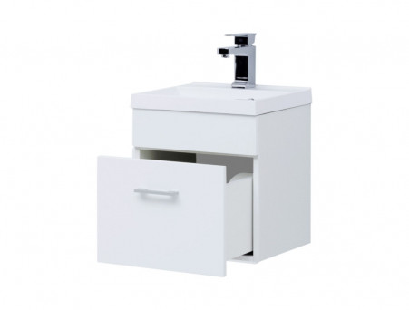 Тумба с Раковиной «Aquanet» Нота 40, Белый (00159137)