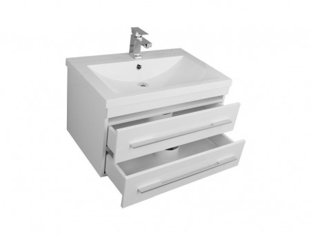 Тумба с Раковиной «Aquanet» Нота 75, Белый (00171487)