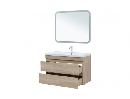 Тумба с Раковиной «Aquanet» Нота New 100, Дуб Светлый (00334200)