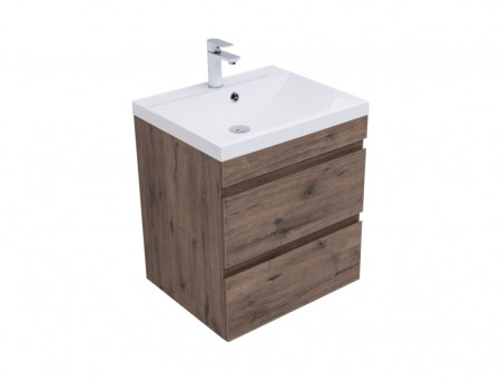 Тумба с Раковиной «Aquanet» Нота New 60, Дуб Веллингтон Табак (00334191)