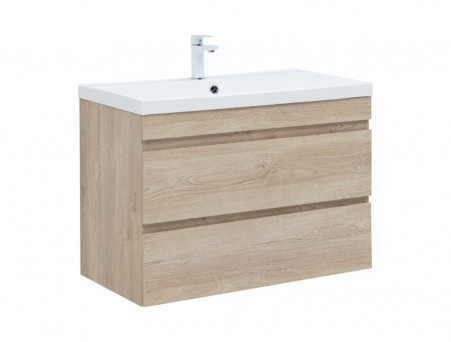 Тумба с Раковиной «Aquanet» Нота New 90, Дуб Светлый (00334199)