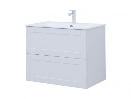 Тумба с Раковиной «Aquanet» Терра 80, Белый Матовый (00313234)