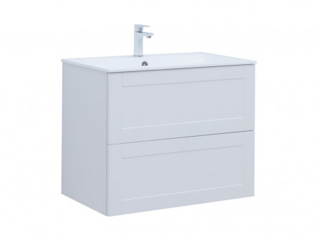 Тумба с Раковиной «Aquanet» Терра 80, Белый Матовый (00313234)