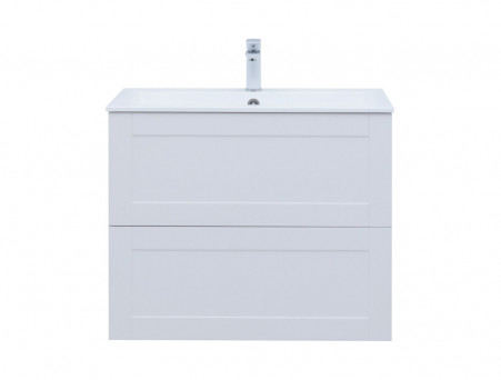 Тумба с Раковиной «Aquanet» Терра 80, Белый Матовый (00313234)