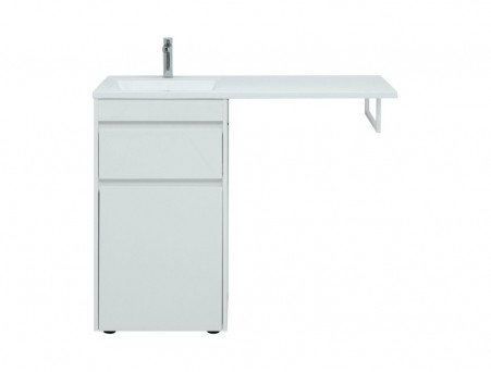 Тумба с Раковиной «Aquanet» Токио 48, Белый, Напольная, 1 Ящик (00239289)