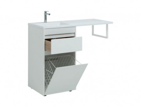 Тумба с Раковиной «Aquanet» Токио 48, Белый, Напольная, 1 Ящик (00239289)