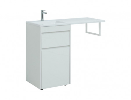 Тумба с Раковиной «Aquanet» Токио 48, Белый, Напольная, 1 Ящик (00239289)