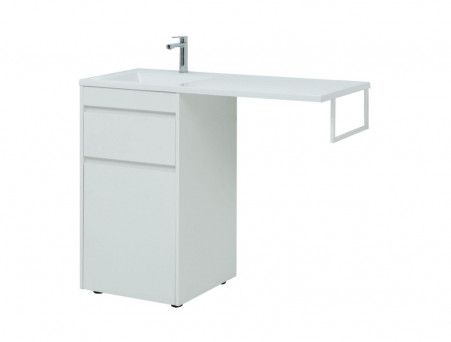 Тумба с Раковиной «Aquanet» Токио 58, Белый, Напольная, 1 Ящик (00239290)