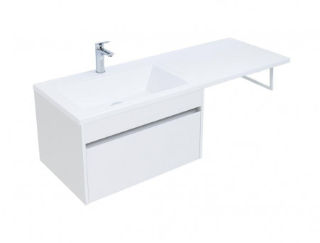 Тумба с Раковиной «Aquanet» Токио 68, Белый, Подвесная, 1 Ящик (00236917)