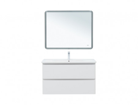 Тумба с Раковиной «Aquanet» Эмбер 105, Белый Матовый (00330469)