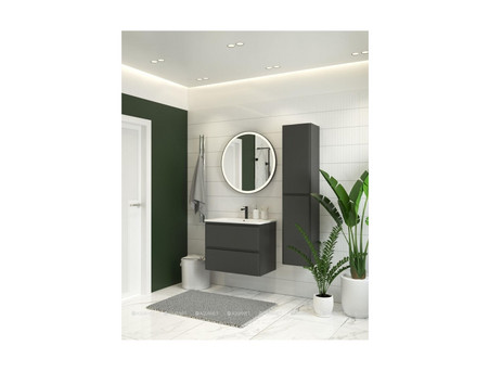 Тумба с Раковиной «Aquanet» Эмбер 50, Черный Матовый (00330464)