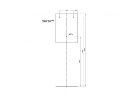 Зеркало «Aquanet» Гласс 60 Белый LED (00274025)