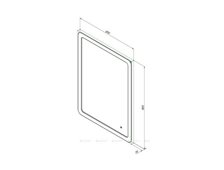 Зеркало «Aquanet» Ирис 60x80 с Подсветкой LED (00316650)