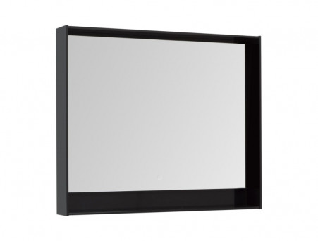 Зеркало «Aquanet» Милан 100 LED Черный Глянец (00306375)