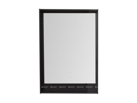 Зеркало «Aquanet» Милан 60 LED Черный Глянец (00306383)