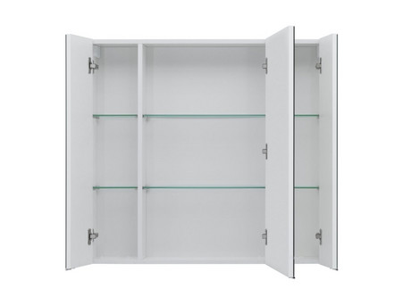 Зеркальный Шкаф «Aquanet» Алвита New 90 Белый Матовый (00303897)