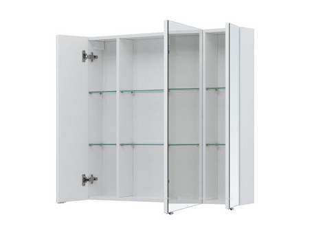 Зеркальный Шкаф «Aquanet» Алвита New 90 Белый Матовый (00303897)