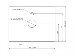 Столешница «Aquanet» Nova Lite 60, Серый (00257608)
