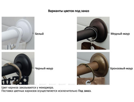 Карниз для Ванны «Aquanet» Izabella Полукруглый 160х70х75 (00169482)