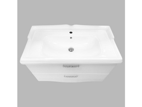 Тумба с Раковиной «Comforty» Монако-100, 101,5x86x49см, Белый Глянец (00004136346CF)