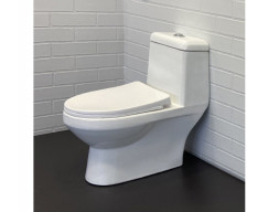 Детский Унитаз «Comforty» 2311W Моноблок, Двухрежимный, Сиденье Полипропилен, Микролифт, Белый (2311W)