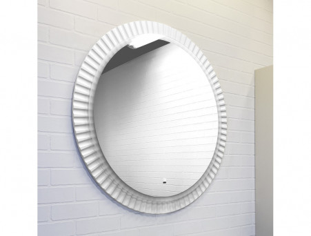 Зеркало «Comforty» Мадрид-70 LED-Подсветка, Сенсор, Белый Матовый (00-00014143CF)