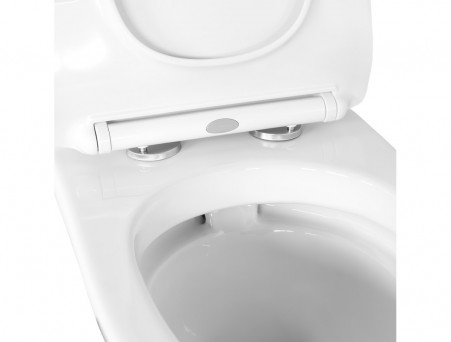 Сиденье для Унитаза «Comforty» Тонкое, Дюропласт, Микролифт, Быстросъём (CF4009)