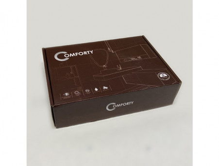 Смеситель для Раковины «Comforty» Картридж 35мм, Графит (FC074A-CGT)