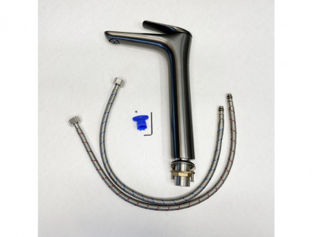 Смеситель для Раковины «Comforty» Картридж 35мм, Графит (FC074B-CGT)