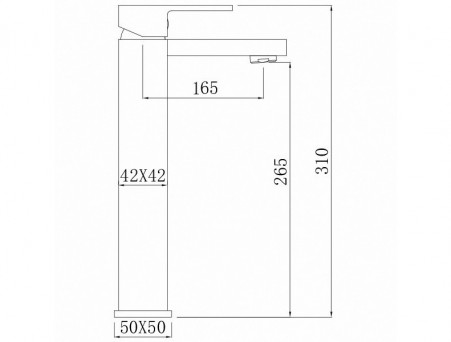 Смеситель для Раковины «Comforty» Картридж 35мм, Черный Матовый (FC045B-CMT)