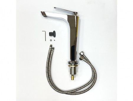 Смеситель для Раковины «Comforty» на Столешницу, Картридж 35мм, Хром (FC088B-CCT)