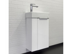 Тумба-Умывальник «Comforty» Асти-40, Белый Глянец (00-00012835CF)