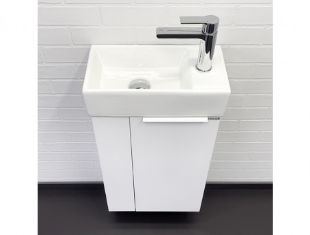 Тумба-Умывальник «Comforty» Асти-40, Белый Глянец (00-00012835CF)