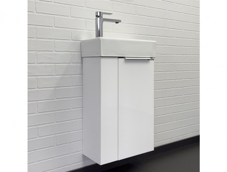 Тумба-Умывальник «Comforty» Асти-40, Белый Глянец (00-00012835CF)